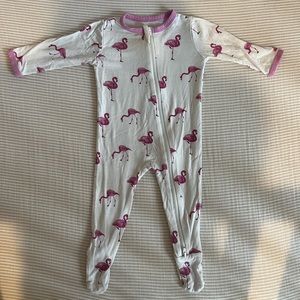 Flamingo Kyte Baby Zippered Footies 3-6